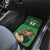 Custom Ireland Rugby with Celtic Pattern Car Mats Shamrock Go Champions