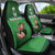 Custom Ireland Rugby with Celtic Pattern Car Seat Cover Shamrock Go Champions