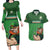 Custom Ireland Rugby with Celtic Pattern Couples Matching Long Sleeve Bodycon Dress and Hawaiian Shirt Shamrock Go Champions