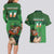 Custom Ireland Rugby with Celtic Pattern Couples Matching Long Sleeve Bodycon Dress and Hawaiian Shirt Shamrock Go Champions