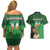 Custom Ireland Rugby with Celtic Pattern Couples Matching Off Shoulder Short Dress and Hawaiian Shirt Shamrock Go Champions