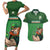 Custom Ireland Rugby with Celtic Pattern Couples Matching Short Sleeve Bodycon Dress and Hawaiian Shirt Shamrock Go Champions