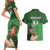 Custom Ireland Rugby with Celtic Pattern Couples Matching Short Sleeve Bodycon Dress and Hawaiian Shirt Shamrock Go Champions