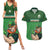 Custom Ireland Rugby with Celtic Pattern Couples Matching Summer Maxi Dress and Hawaiian Shirt Shamrock Go Champions