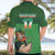 Custom Ireland Rugby with Celtic Pattern Hawaiian Shirt Shamrock Go Champions