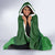 Custom Ireland Rugby with Celtic Pattern Hooded Blanket Shamrock Go Champions