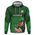 Custom Ireland Rugby with Celtic Pattern Hoodie Shamrock Go Champions