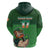 Custom Ireland Rugby with Celtic Pattern Hoodie Shamrock Go Champions