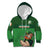 Custom Ireland Rugby with Celtic Pattern Kid Hoodie Shamrock Go Champions