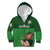 Custom Ireland Rugby with Celtic Pattern Kid Hoodie Shamrock Go Champions