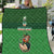 Custom Ireland Rugby with Celtic Pattern Quilt Shamrock Go Champions