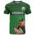 Custom Ireland Rugby with Celtic Pattern T Shirt Shamrock Go Champions