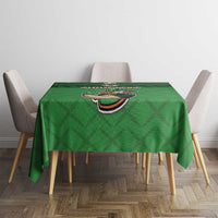 Custom Ireland Rugby with Celtic Pattern Tablecloth Shamrock Go Champions