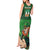 Custom Ireland Rugby with Celtic Pattern Tank Maxi Dress Shamrock Go Champions