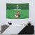 Custom Ireland Rugby with Celtic Pattern Tapestry Shamrock Go Champions