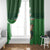 Custom Ireland Rugby with Celtic Pattern Window Curtain Shamrock Go Champions