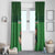 Custom Ireland Rugby with Celtic Pattern Window Curtain Shamrock Go Champions