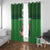 Custom Ireland Rugby with Celtic Pattern Window Curtain Shamrock Go Champions