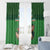 Custom Ireland Rugby with Celtic Pattern Window Curtain Shamrock Go Champions