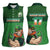 Custom Ireland Rugby with Celtic Pattern Women Sleeveless Polo Shirt Shamrock Go Champions