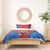 Custom Spain Football Go Champions Bedding Set Sporty Style with Bull Mascot