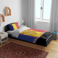 Romania National Flag Day 26th June Bedding Set Red Traditional Embroidery Patterns