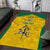 Republic of Lithuania Football Area Rug Sporty Style