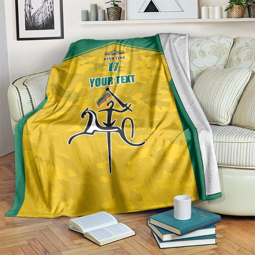 Republic of Lithuania Football Blanket Sporty Style