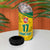 Republic of Lithuania Football 4 in 1 Can Cooler Tumbler Sporty Style