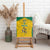 Republic of Lithuania Football Canvas Wall Art Sporty Style