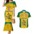 Republic of Lithuania Football Couples Matching Mermaid Dress and Hawaiian Shirt Sporty Style