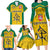 Republic of Lithuania Football Family Matching Long Sleeve Bodycon Dress and Hawaiian Shirt Sporty Style