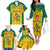 Republic of Lithuania Football Family Matching Off The Shoulder Long Sleeve Dress and Hawaiian Shirt Sporty Style