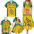 Republic of Lithuania Football Family Matching Summer Maxi Dress and Hawaiian Shirt Sporty Style