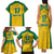 Republic of Lithuania Football Family Matching Tank Maxi Dress and Hawaiian Shirt Sporty Style