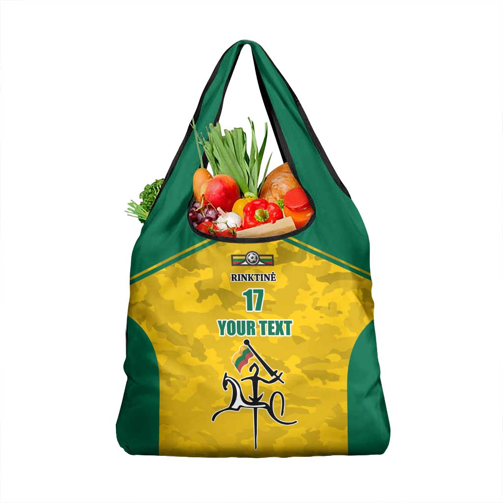 Republic of Lithuania Football Grocery Bag Sporty Style