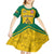 Republic of Lithuania Football Kid Short Sleeve Dress Sporty Style