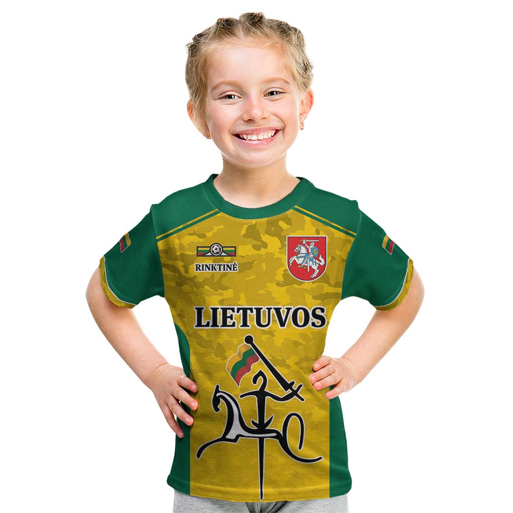 Republic of Lithuania Football Kid T Shirt Sporty Style