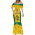 Republic of Lithuania Football Mermaid Dress Sporty Style