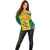 Republic of Lithuania Football Off Shoulder Sweater Sporty Style