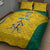 Republic of Lithuania Football Quilt Bed Set Sporty Style