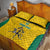 Republic of Lithuania Football Quilt Bed Set Sporty Style