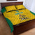 Republic of Lithuania Football Quilt Bed Set Sporty Style