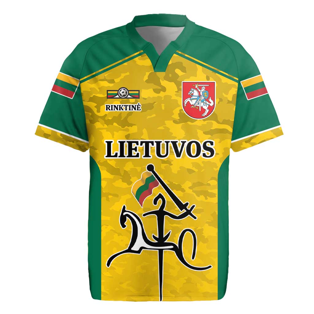 Republic of Lithuania Football Rugby Jersey Sporty Style