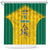 Republic of Lithuania Football Shower Curtain Sporty Style