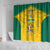 Republic of Lithuania Football Shower Curtain Sporty Style