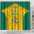 Republic of Lithuania Football Shower Curtain Sporty Style