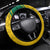 Republic of Lithuania Football Steering Wheel Cover Sporty Style