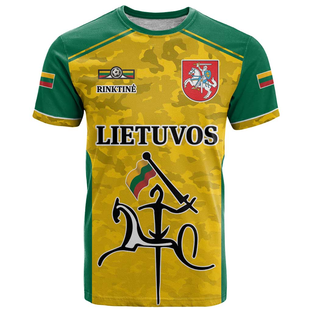 Republic of Lithuania Football T Shirt Sporty Style LT17 - Wonder Print Shop