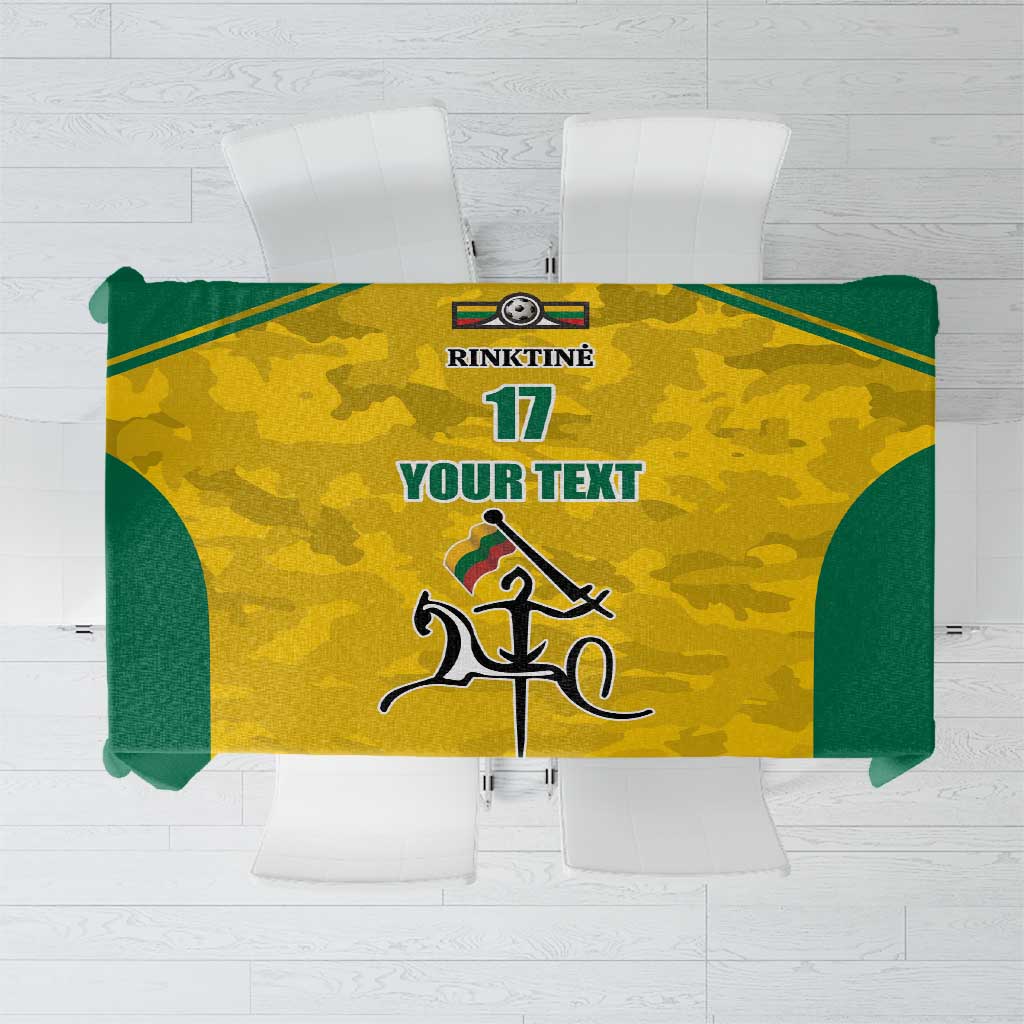 Republic of Lithuania Football Tablecloth Sporty Style LT17 - Wonder Print Shop